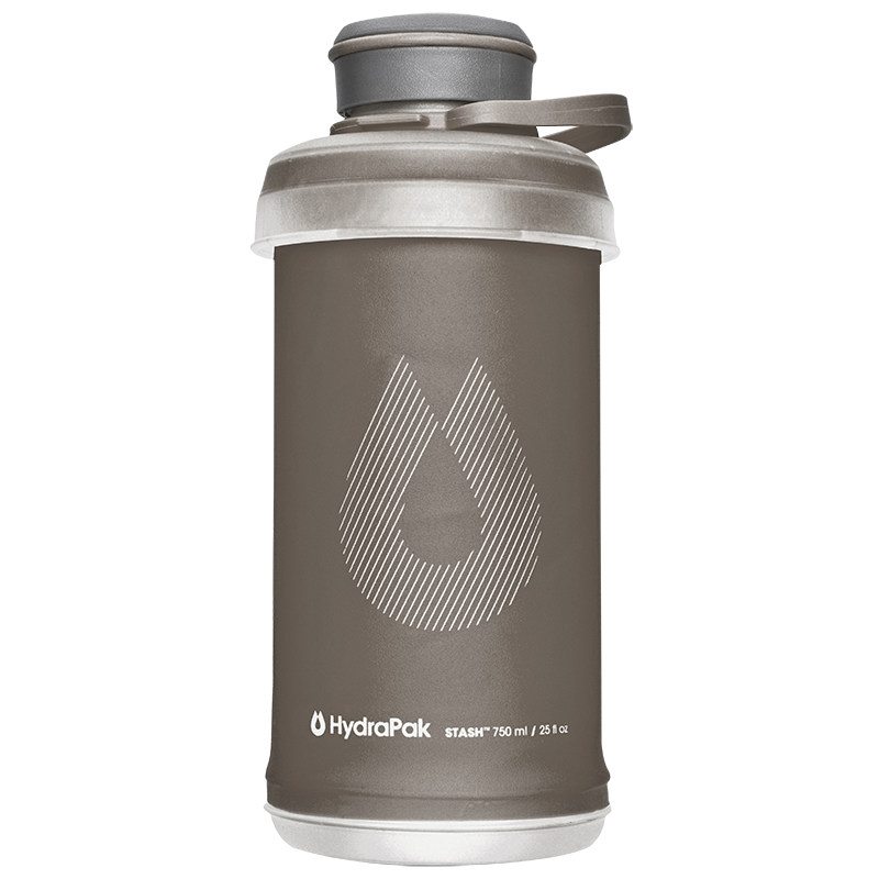 Botella De Hidratación Flexible Stash Bottle 750 ml. Mammoth Grey Hydrapak - Rideshop