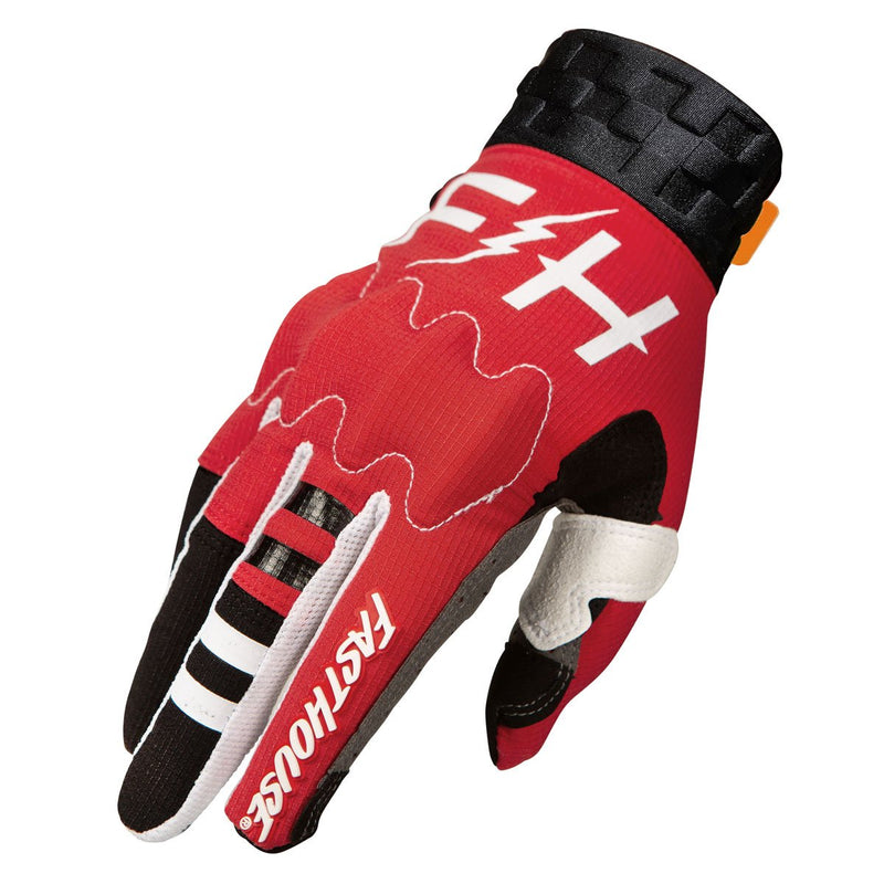 Guante de Bicicleta Blaster Rojo FastHouse - Rideshop