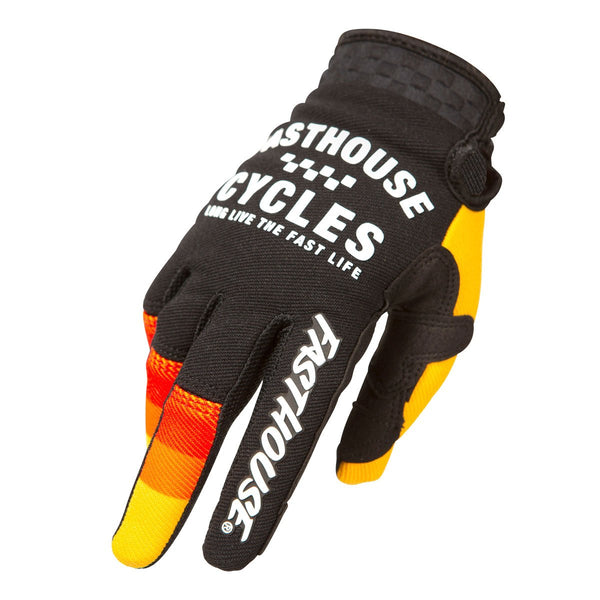 Guante de Bicicleta Pacer Amarillo FastHouse - Rideshop