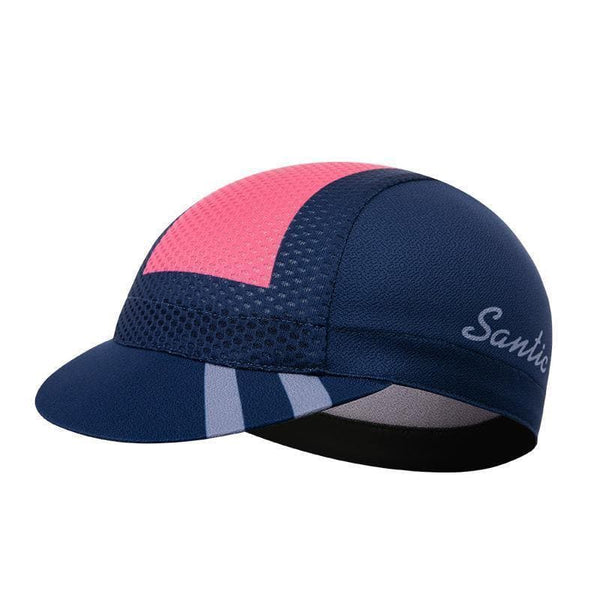 Gorra Ciclismo Roja/Azul Santic - Rideshop