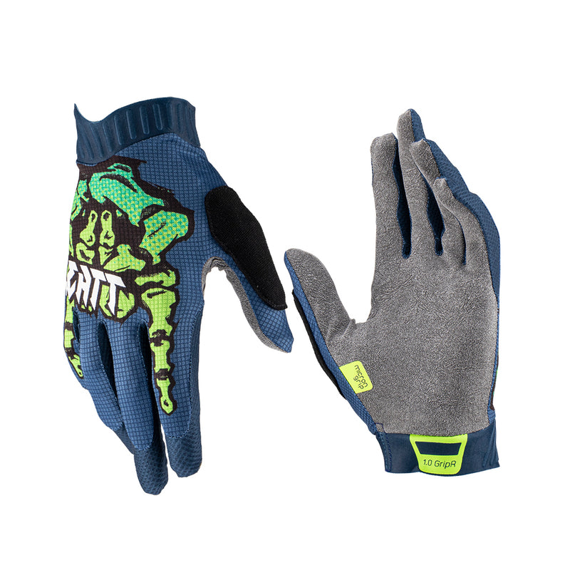 Guantes motocross bicicleta leatt 1.0 gripr negro