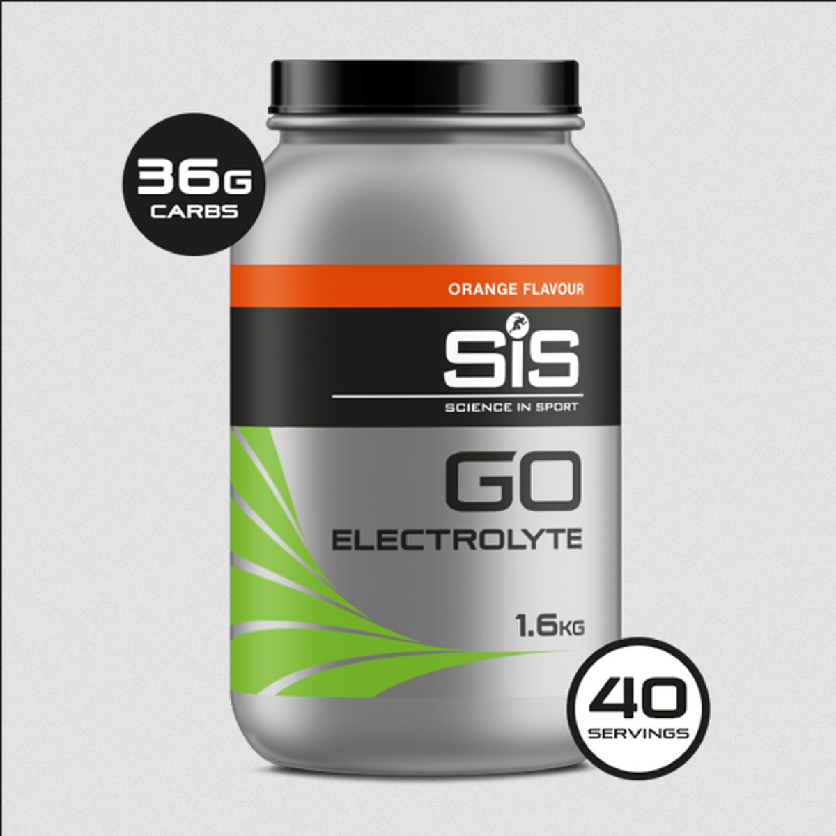 SIS GO Electrolitos Naranja 1.6kgs - Rideshop