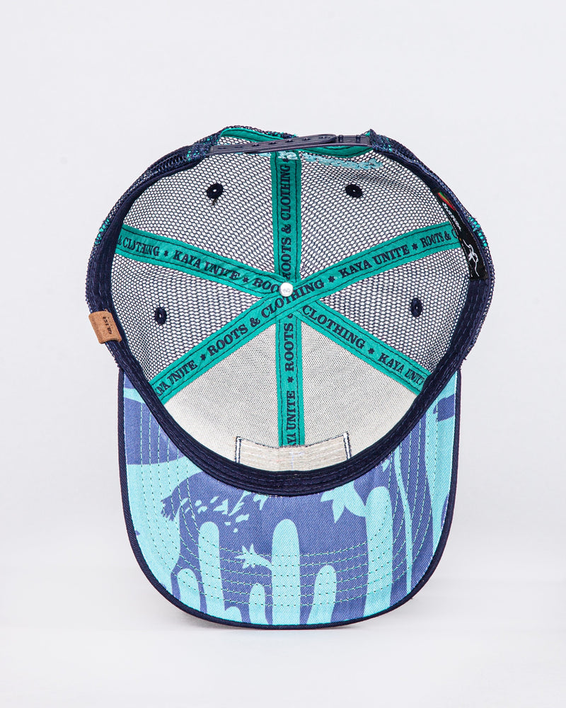 Kaya Unite Cap Ocean Trucker Blue - Rideshop