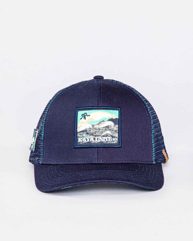 Kaya Unite Cap Ocean Trucker Blue - Rideshop