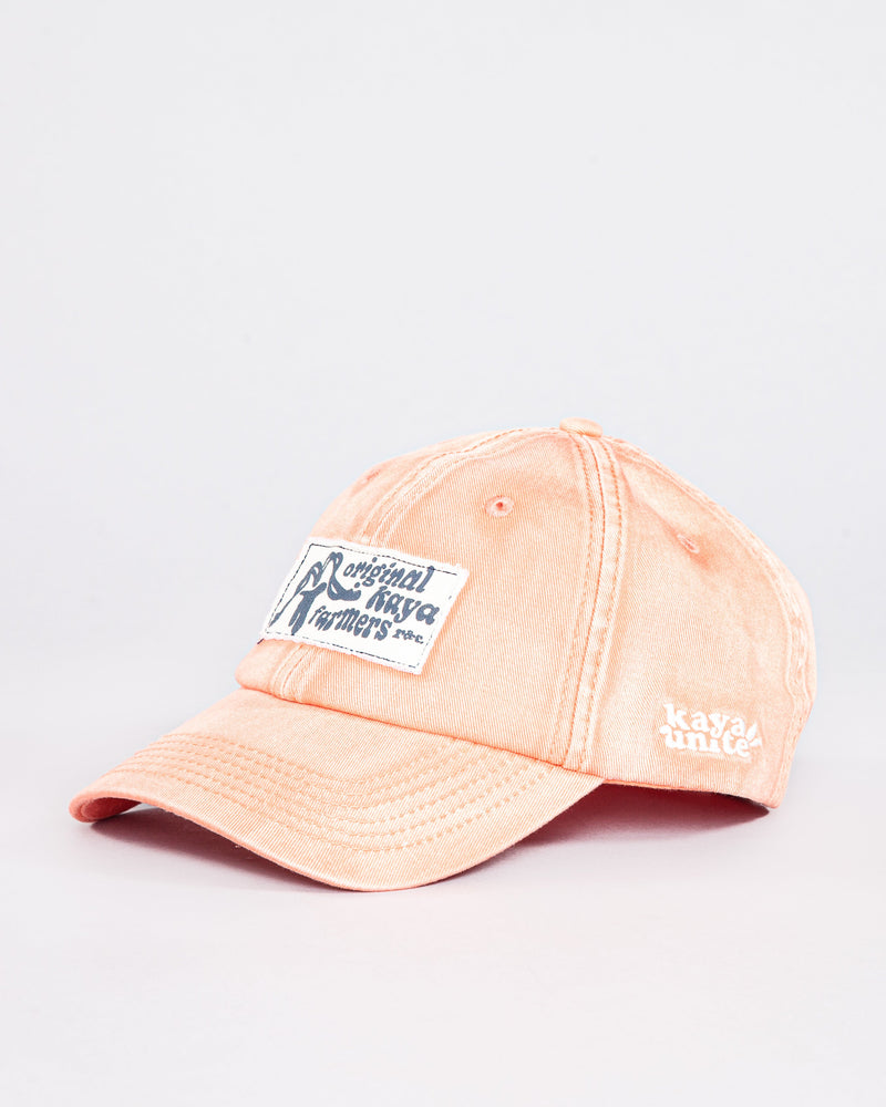 Kaya Unite Cap Original Patch Dad Peach - Rideshop