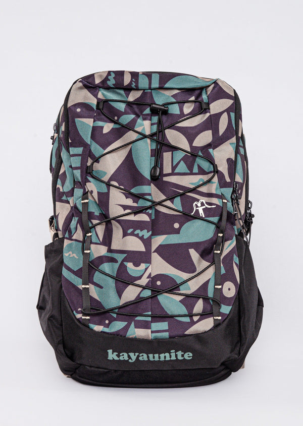 Kaya Unite Backpack Travel Faces Brown