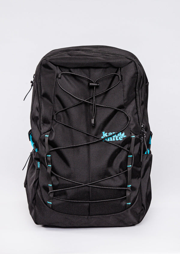 Kaya Unite Backpack Travel Black Aqua