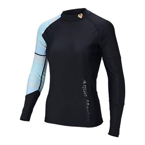 Polera Lycra Illusion Azul Mujer - Rideshop