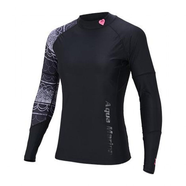 Polera Lycra Illusion Negro Mujer - Rideshop