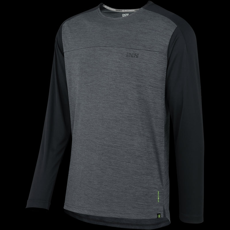 IXS Jersey Bicicleta Kids Flow X L/S Graphite-Black - Rideshop