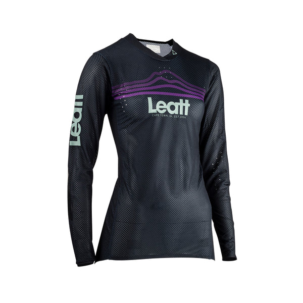 Leatt Jersey Mujer MTB Gravity 4.0 Negro - Rideshop