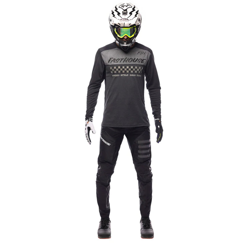 FastHouse Jersey Alloy Mesa LS Charcoal/ Black - Rideshop