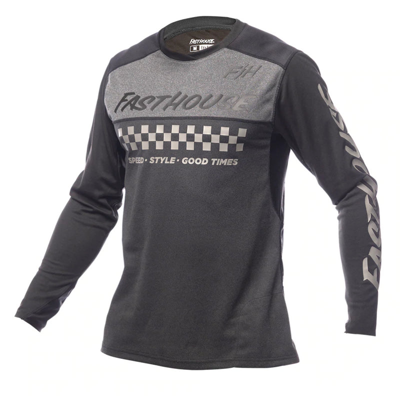 FastHouse Jersey Alloy Mesa LS Charcoal/ Black - Rideshop