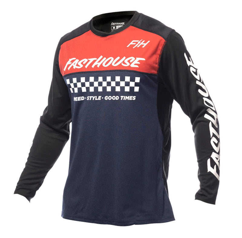 FastHouse Jersey Alloy Mesa LS Red/ Navy - Rideshop