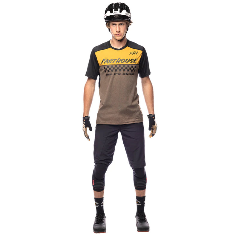 FastHouse Jersey Alloy Mesa SS Gld/Brown - Rideshop