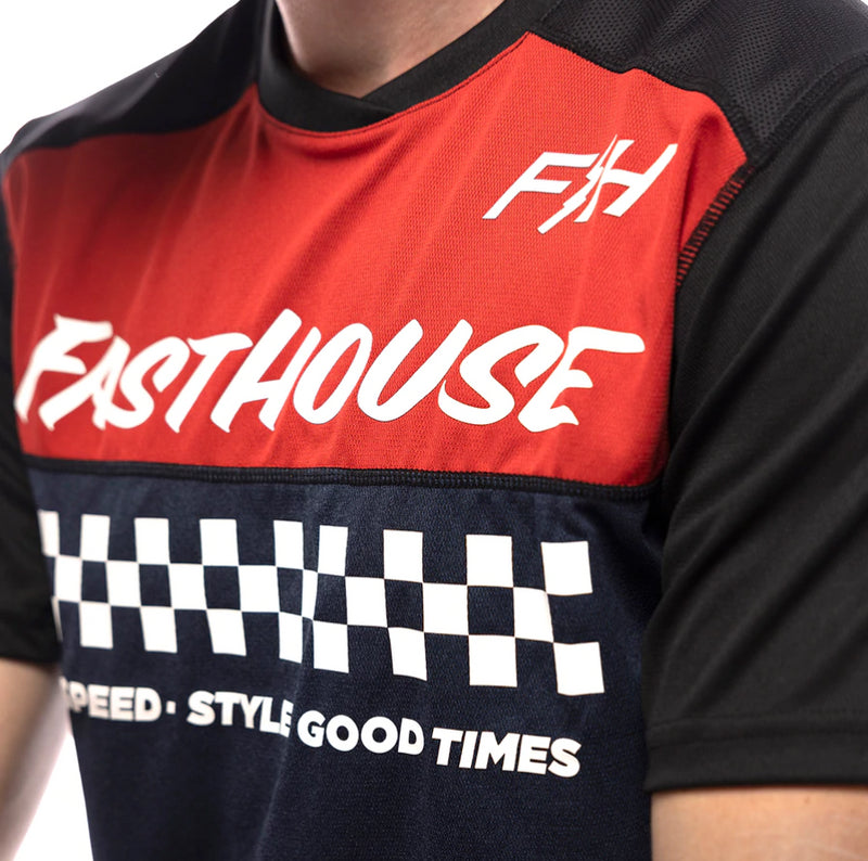 FastHouse Jersey Alloy Mesa SS Red/Navy - Rideshop