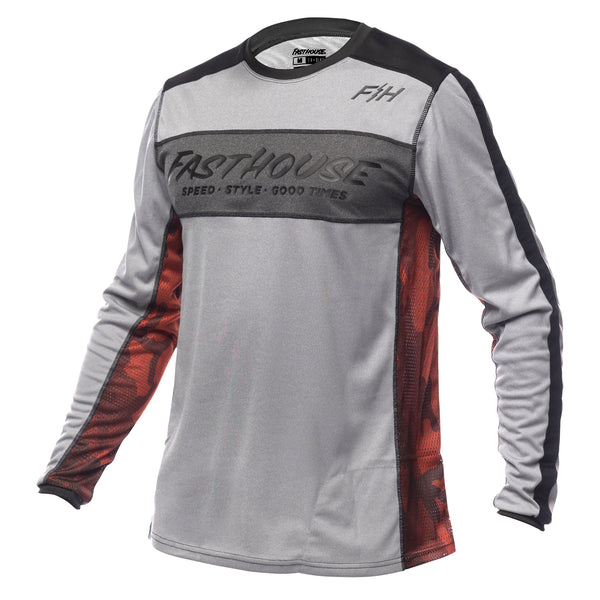 FastHouse Jersey Classic Acadia LS Youth Gray - Rideshop