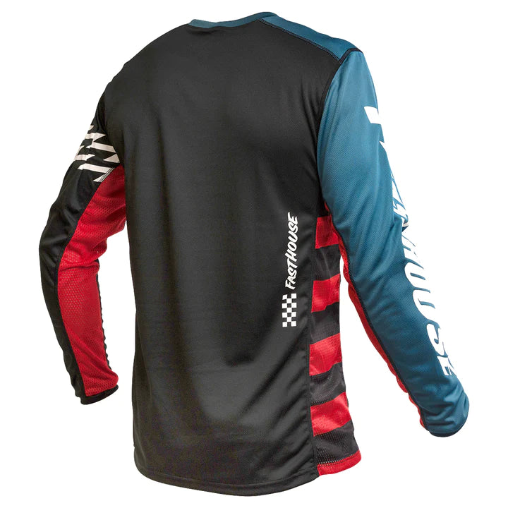 Fasthouse Jersey Velocity Ls Black/Indigo - Rideshop