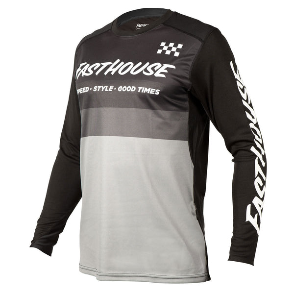 Polera de Bicicleta Alloy Kilo Ls Negro FastHouse - Rideshop