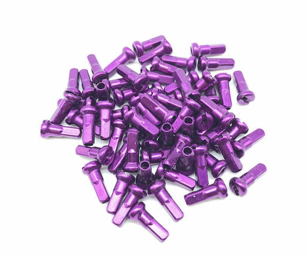 Nipple Pillar Alum 14G X 12Mm Morado - Rideshop