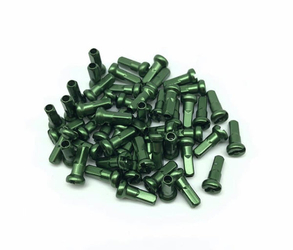 Nipple Pillar Alum 14G X 12Mm Verde - Rideshop