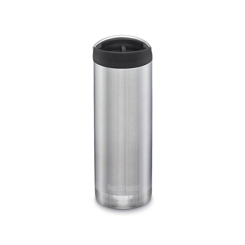 Botella Térmica TKWide 473 ml Con Tapa De Café Brushed Stainless Klean Kanteen - Rideshop