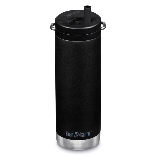 Klean Kanteen Botella Térmica TKWide 473 ML Tapa de Twist Black - Rideshop