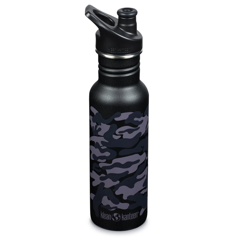 Klean Kanteen Botella Classic Sport Narrow 532 ml Black Camo - Rideshop