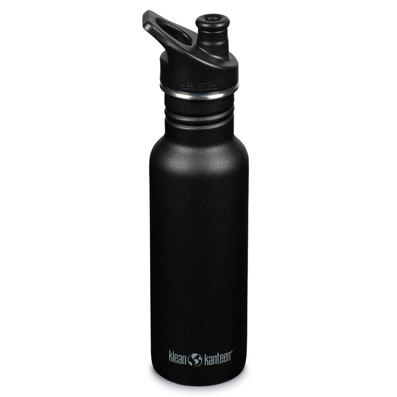 Klean Kanteen Botella Classic Sport Narrow 532 ml Black - Rideshop