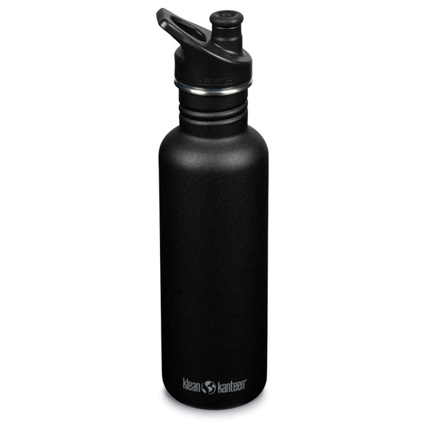 Klean Kanteen Botella Classic Sport 800 ml Black - Rideshop