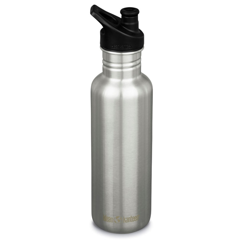 Klean Kanteen Botella Classic Sport 800 ml Brushed Stainless - Rideshop