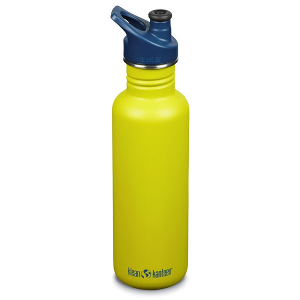 Klean Kanteen Botella Classic Sport 800 ml Green Apple - Rideshop