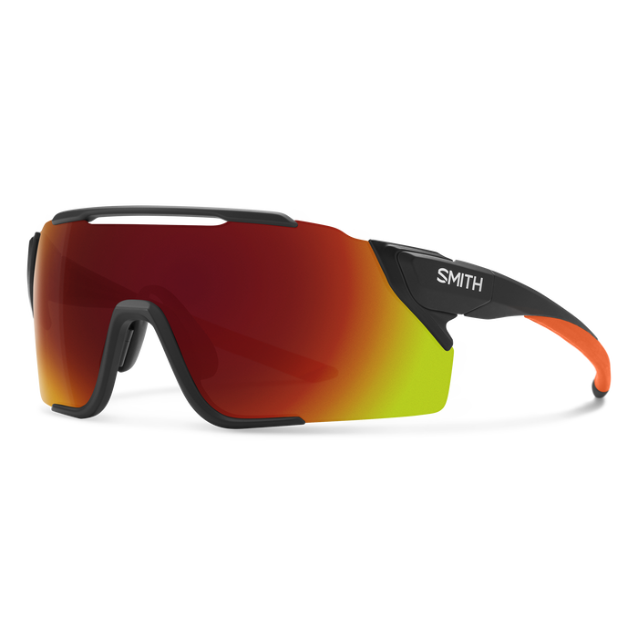 Smith Lente Attack Mag Mtb Matte Black Cinder Red Cp - Rideshop