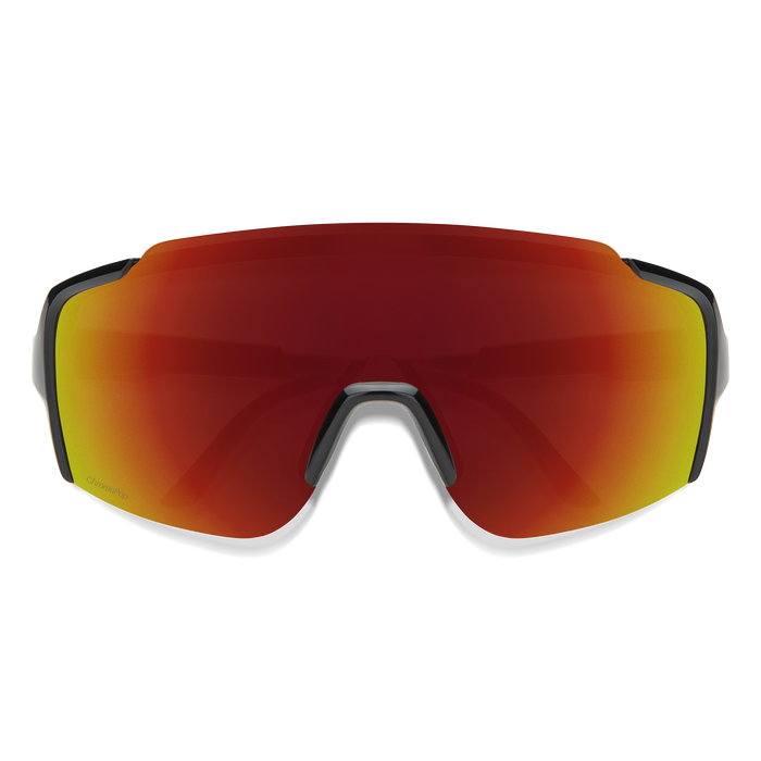 Smith Lente Flywheel Black Red Mirror - Rideshop