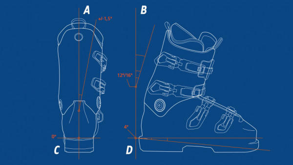 Lange Botas de Ski RX 100 GW (BLACK) - Rideshop