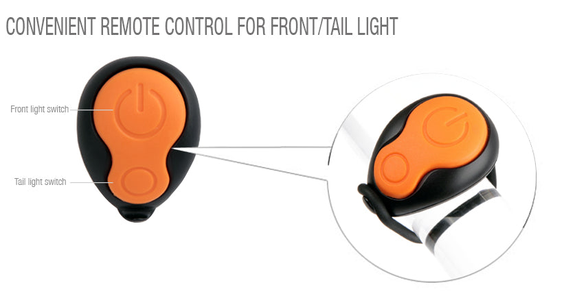 Juego De Luces Mj-902 2000l Wirele Magicshine - Rideshop