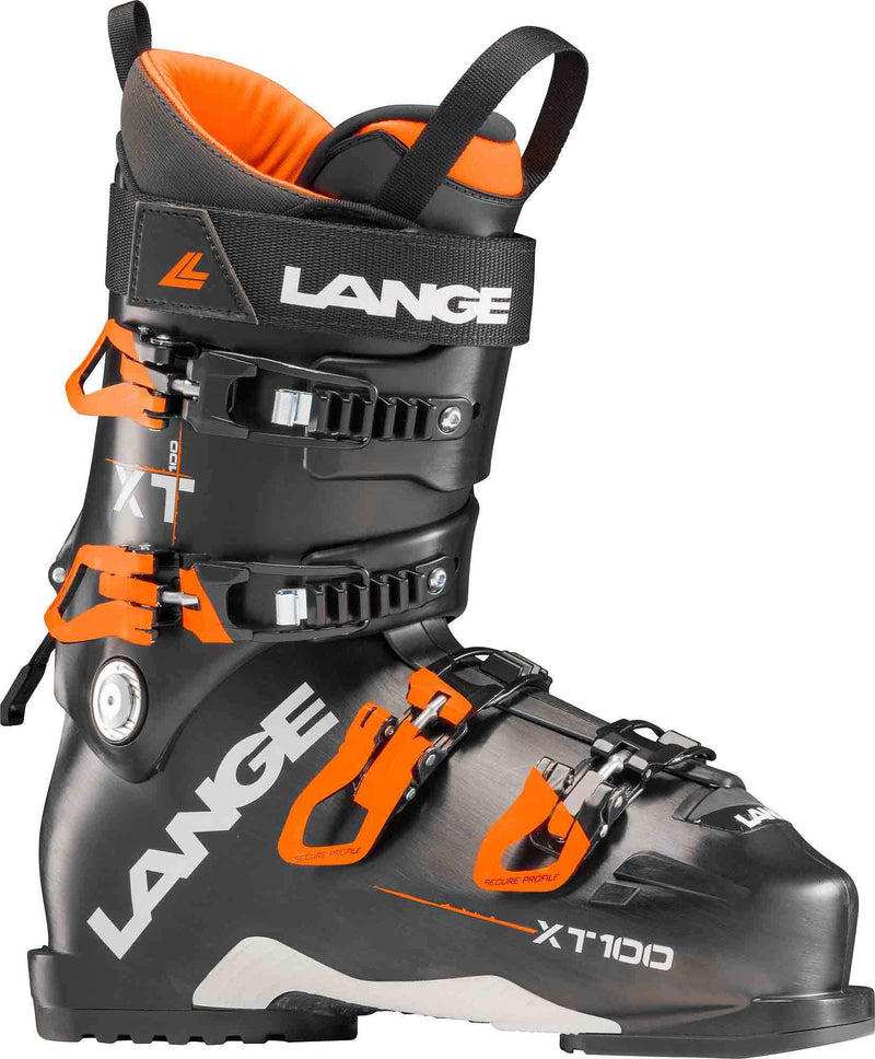 Lange Botas Ski XT 100 Negro/Naranja - Rideshop