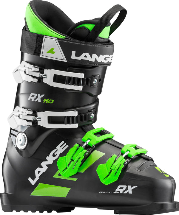 Lange Botas Ski RX 110 Negro/Verde - Rideshop