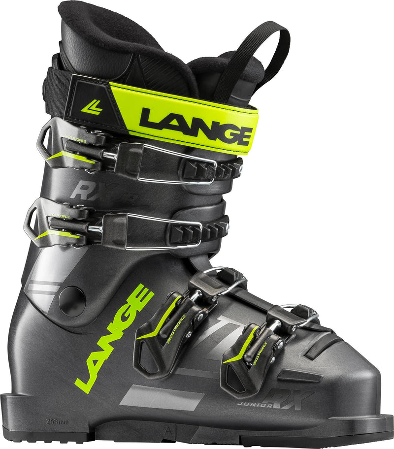 Lange Botas Ski RXJ Niños Negro/Limón - Rideshop