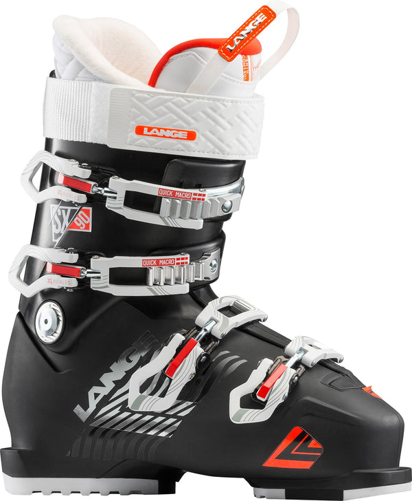 Lange Botas Ski SX 90 Mujer Negro/Coral - Rideshop