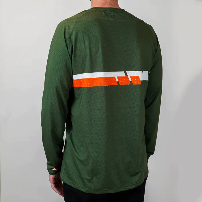 Tricota Long Sleeve PRO RACE OLIVE/ORANGE - Rideshop