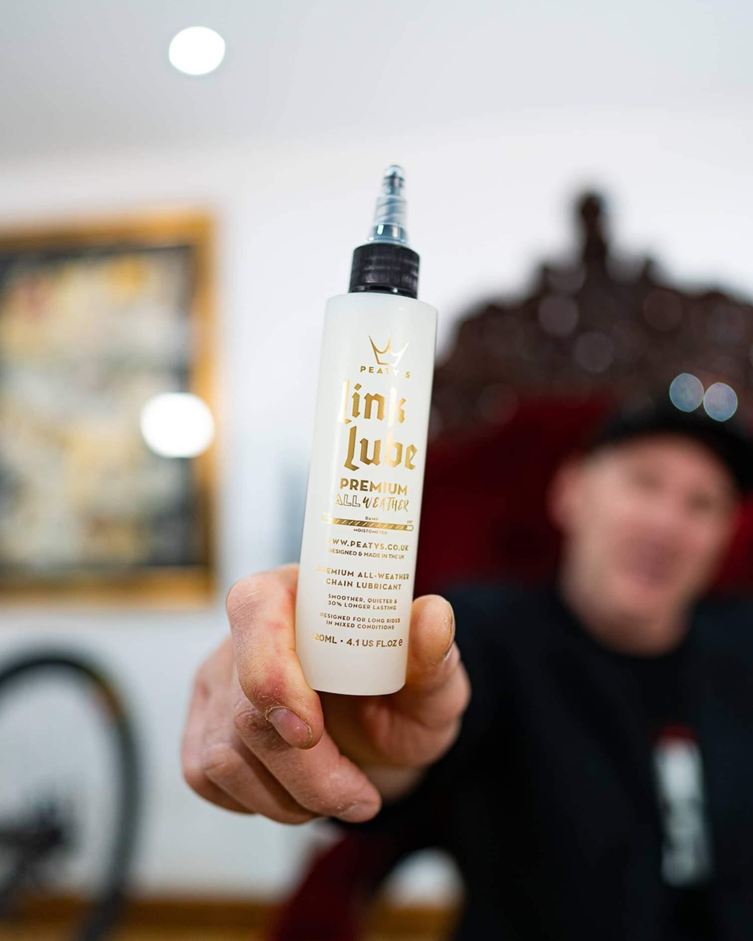 Lubricante Cadena Bicicleta All Weather Premium 120 ml Blanco Peaty´s - Rideshop