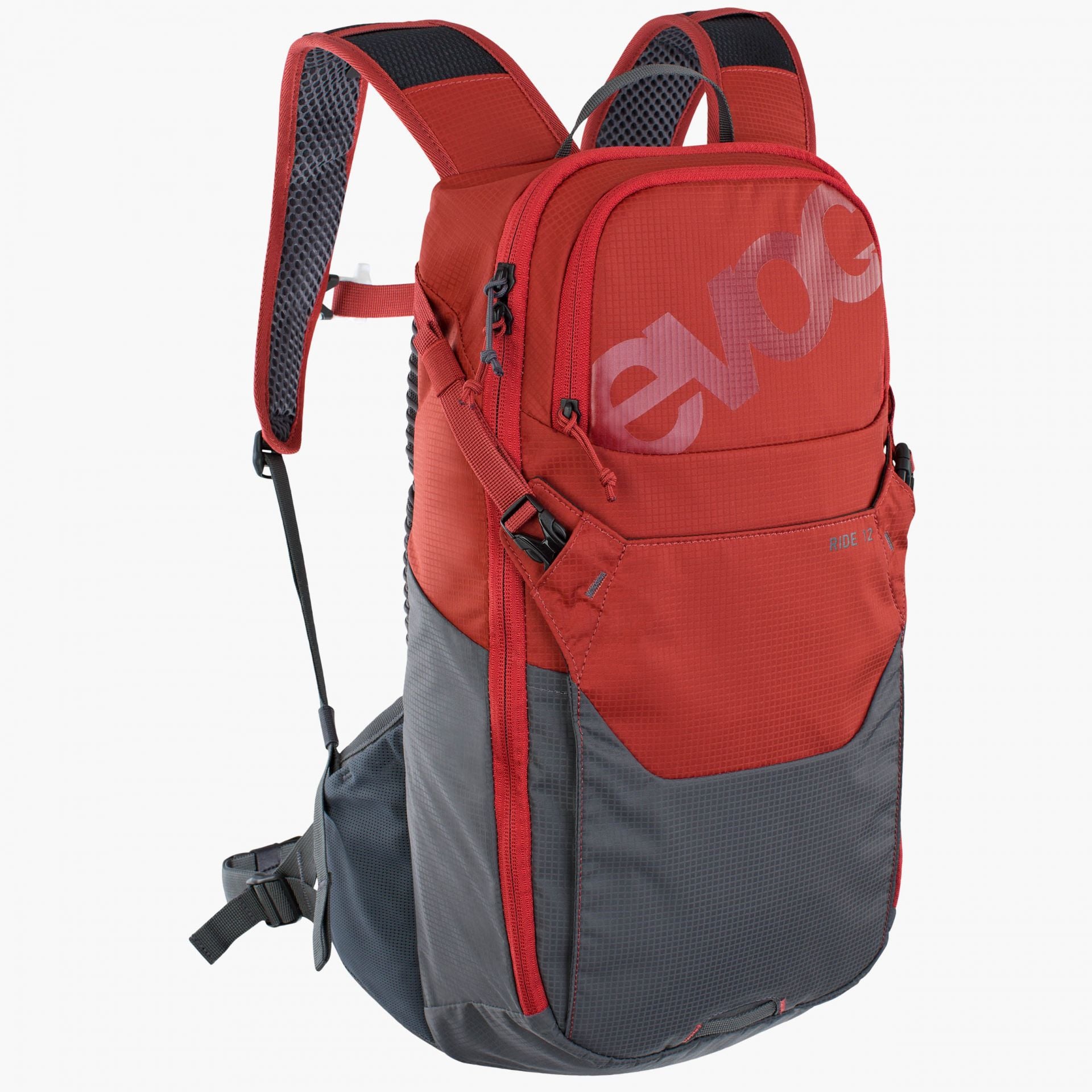 Evoc Mochila Ride 12+2l Bladder Red/Grey - Rideshop