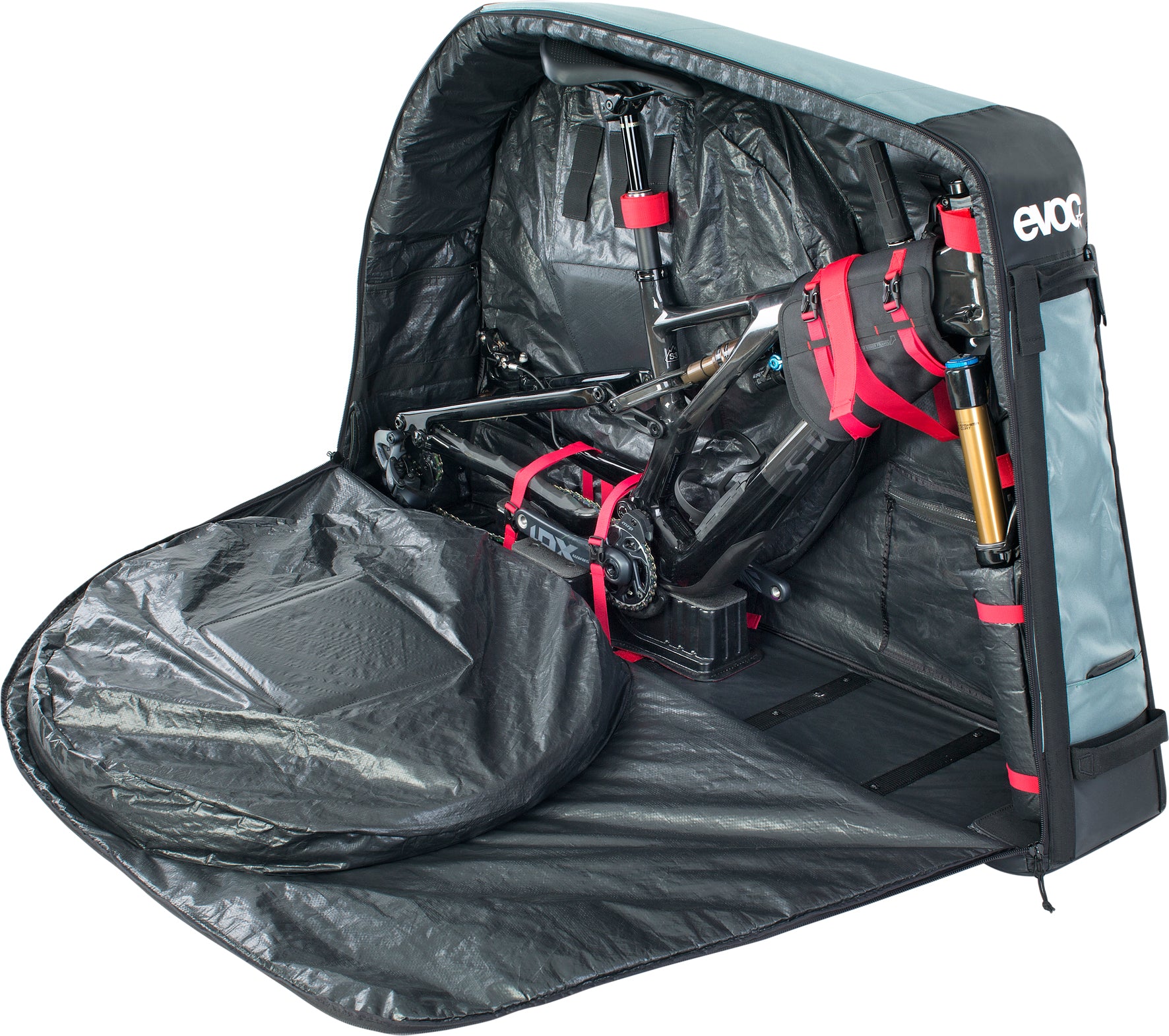 Maleta Bike Travel 22 Steel Evoc - Rideshop