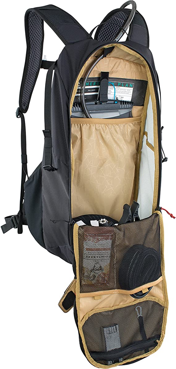 Evoc Mochila Ride 12 + 2l Bladder Carbon Grey/Black - Rideshop