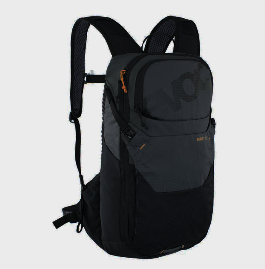 Evoc Mochila Ride 12 + 2l Bladder Carbon Grey/Black - Rideshop