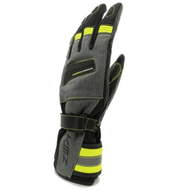 Guantes Moto Calle Mujer Frío Amarillo/Gris KMZ - Rideshop