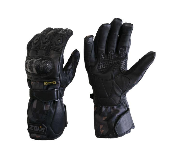 Guantes Moto Oman Negro/Gris Camo KMZ - Rideshop