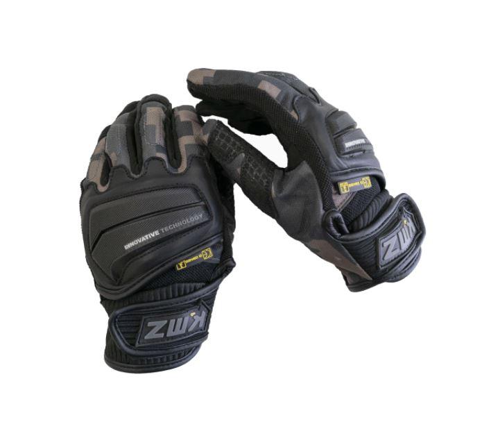 Guantes Moto Iraq Negro/Camo KMZ - Rideshop