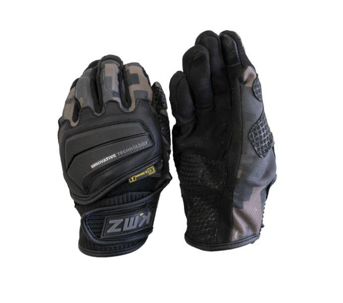 Guantes Moto Iraq Negro/Camo KMZ - Rideshop